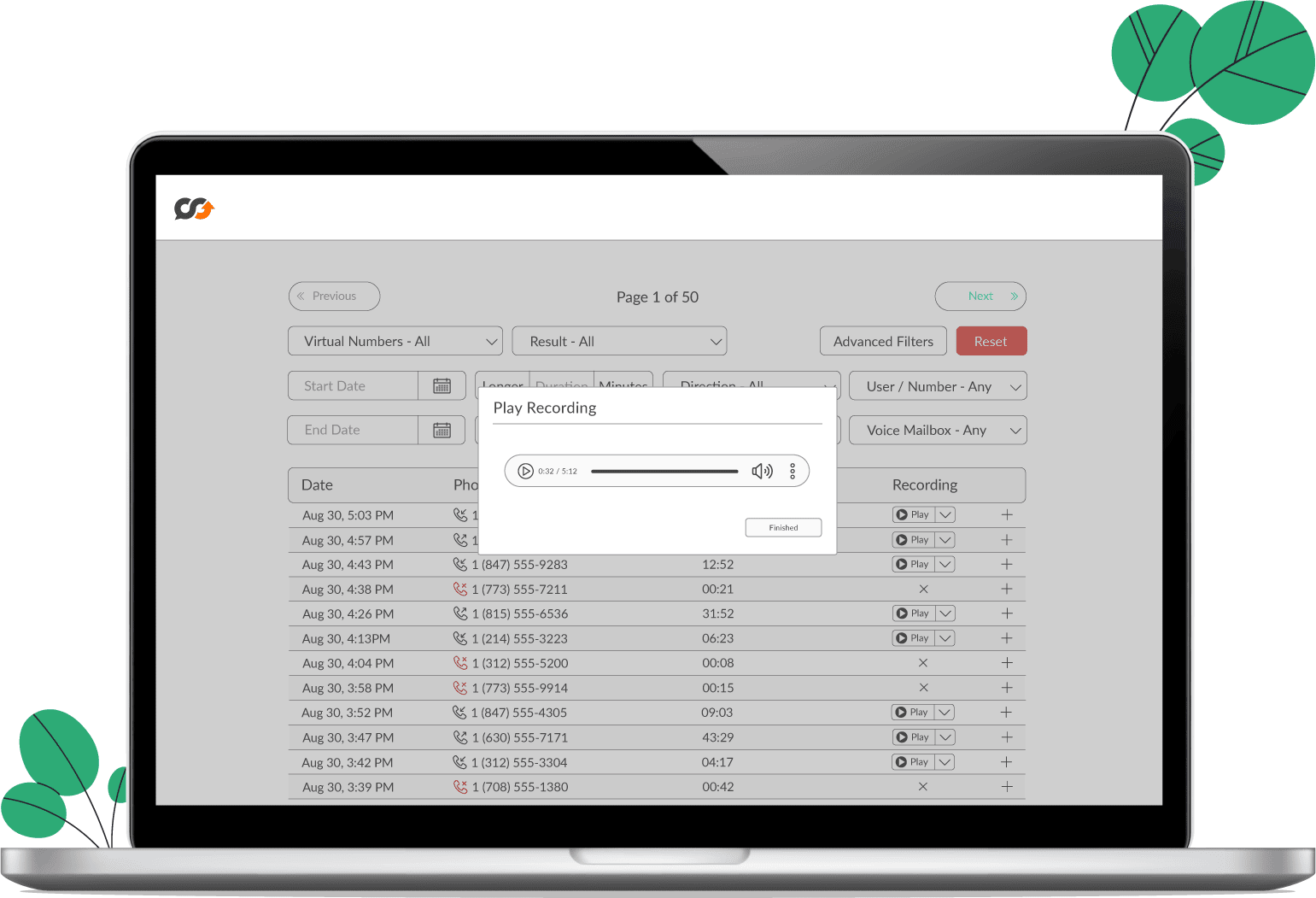 Monitor, analyze, & store every business call